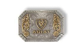 Rectangle Floral Emblem Buckle - City N Country