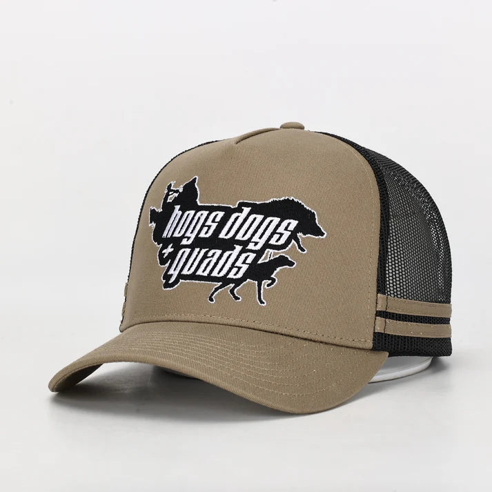 Hogs Dogs And Quads - HDQ - Cap - OG - Sandy