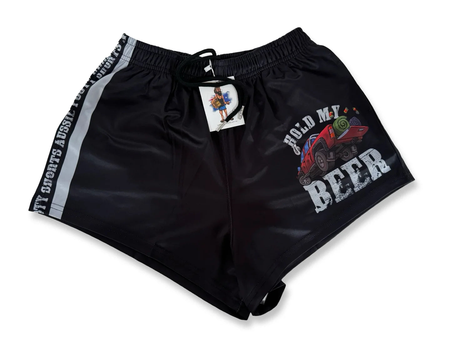 AFS - HOLD MY BEER - FOOTY SHORTS - City N Country