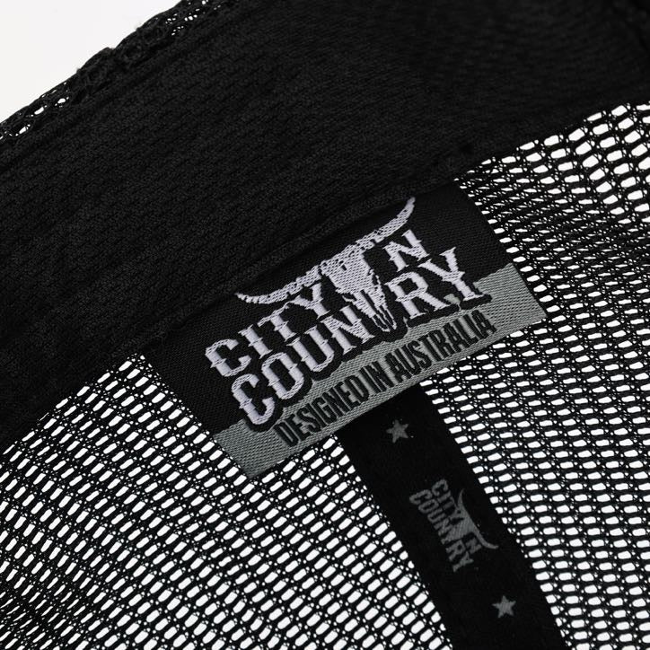 City N Country - CNC - Cap - 3D Classic - Black And Black