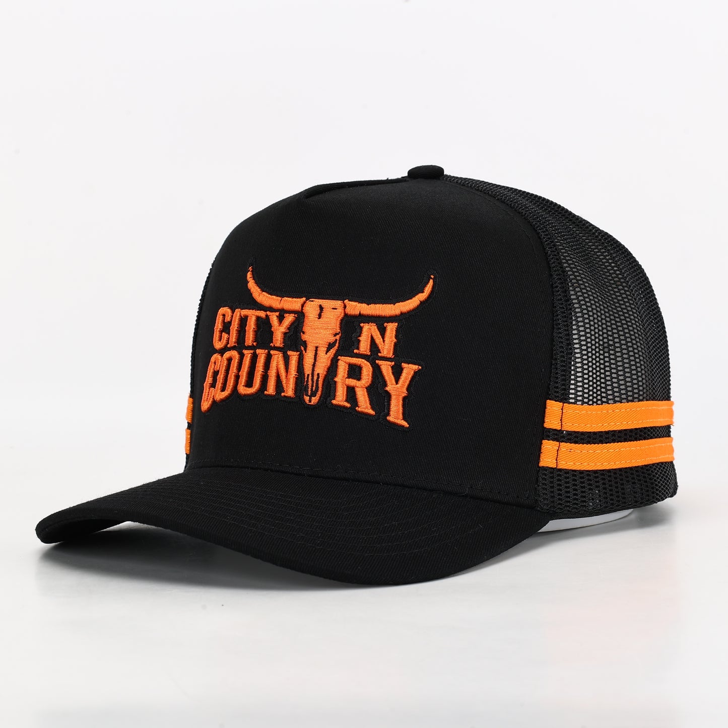City N Country - CNC - Cap - 3D Classic - Black and Orange