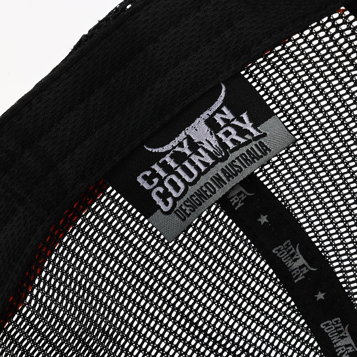City N Country - CNC - Cap - 3D Classic - Black and Orange