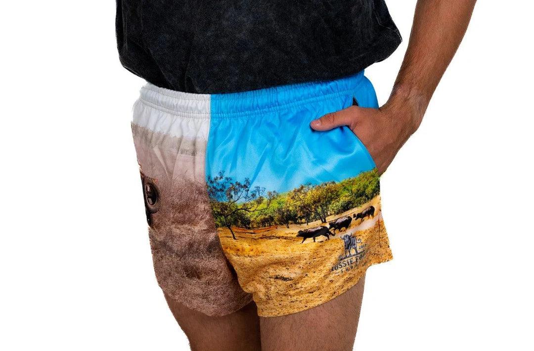 AFS - Wild Buffalo Footy Shorts - (With Pockets) - City N Country