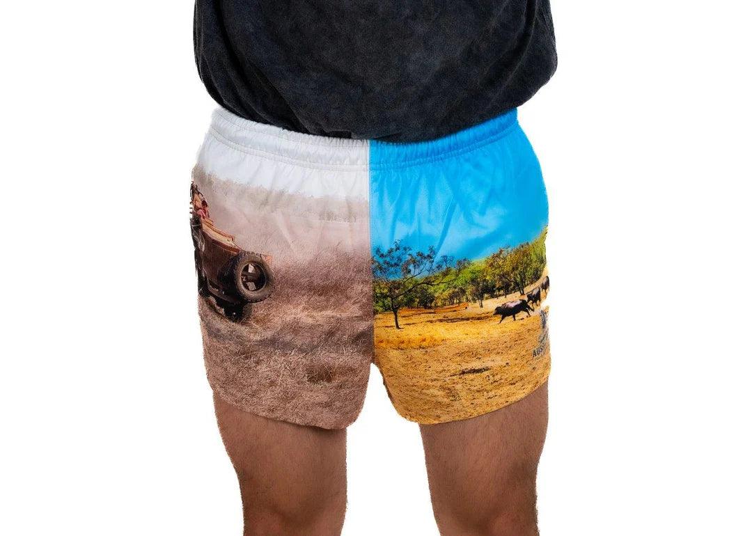 AFS - Wild Buffalo Footy Shorts - (With Pockets) - City N Country