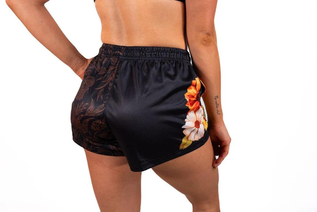 AFS - Cowgirl Wild Flower Footy Shorts - (With Pockets) - City N Country