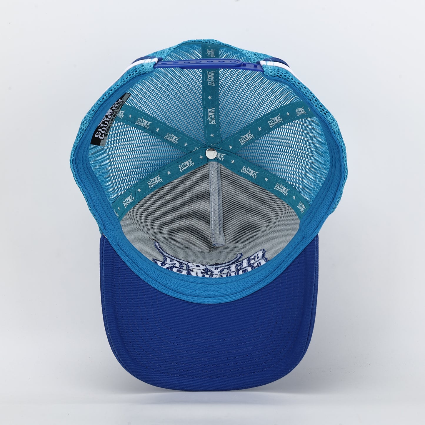 City N Country - CNC - Cap - Kids - 3D Classic - Sky Blue and White