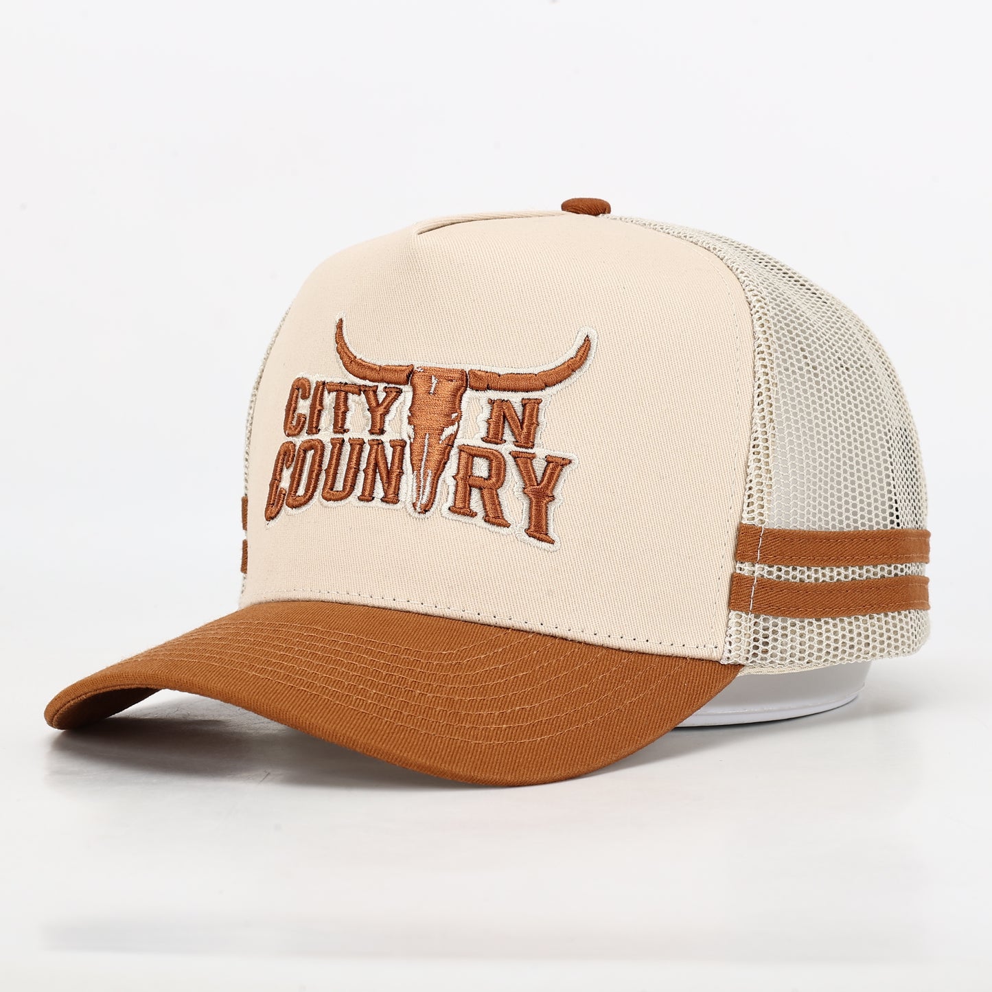 City N Country - CNC - Cap - 3D Classic - Beige And Clay
