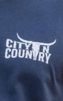 City N Country Mens Classic Petrol Blue Tank