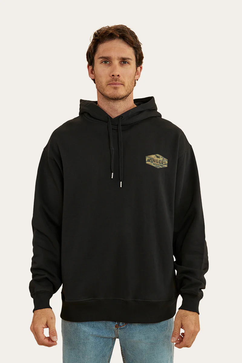 Ringers Western - Outerwear - Mens - Servo Hoodie - Black And Camo