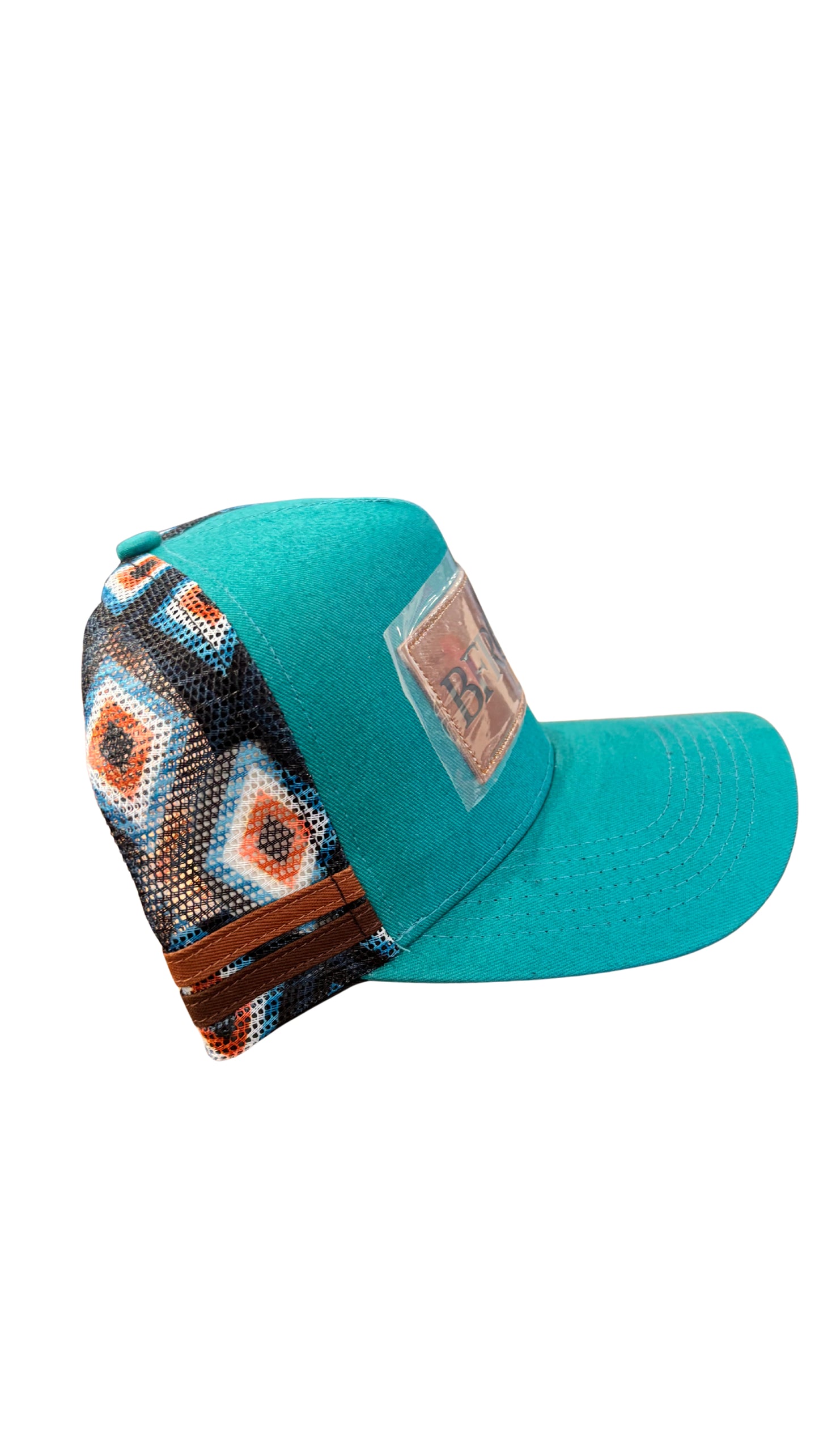 Bushfire Road - Cap - Aqua Aztec