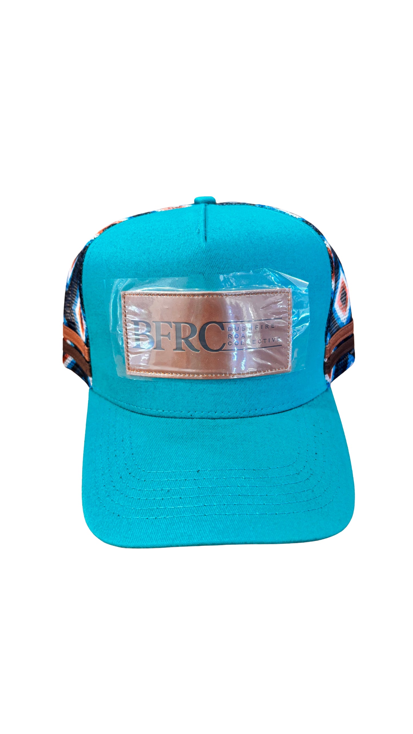Bushfire Road - Cap - Aqua Aztec