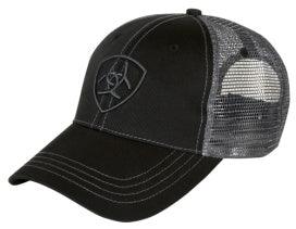ARIAT - TRUCKERS CAP - BLACK/BLACK - City N Country