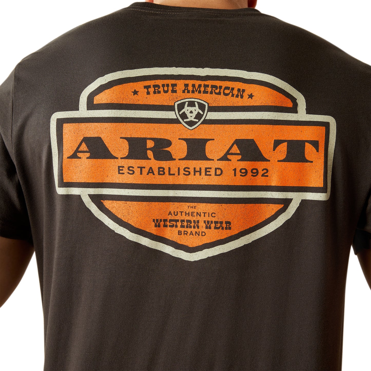 Ariat - Shirt - Mens - Ol' Style Lockup Tee - Vintage Black