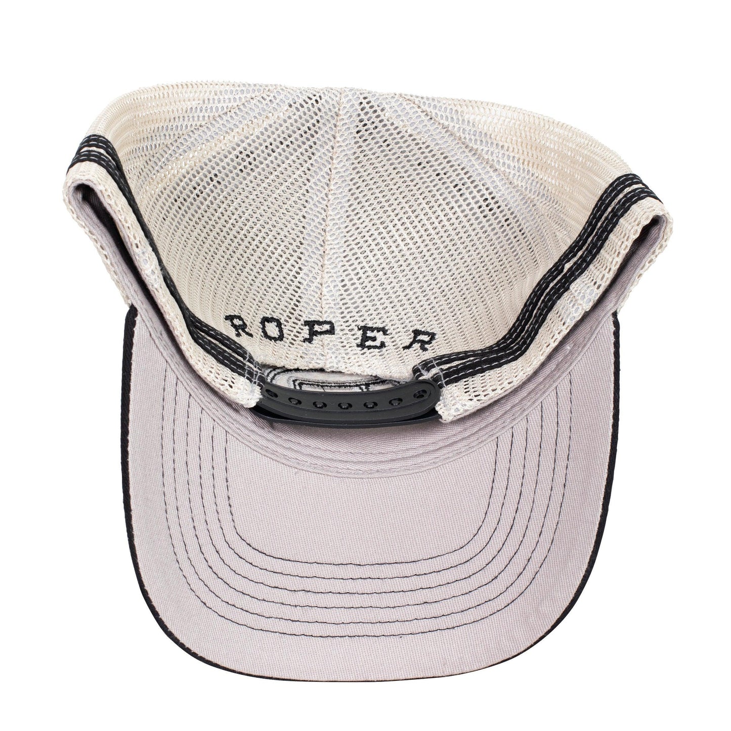 ROPER - TRUCKER CAP - LOGO BLACK - City N Country