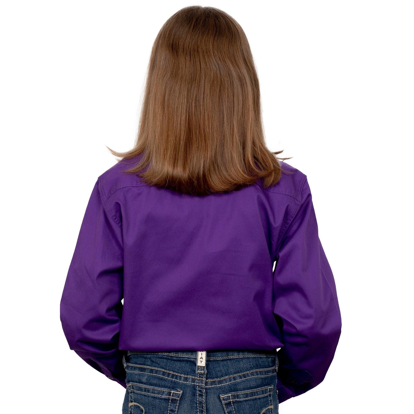 JC - Girl's - Kenzie - 1/2 Button - Purple - City N Country