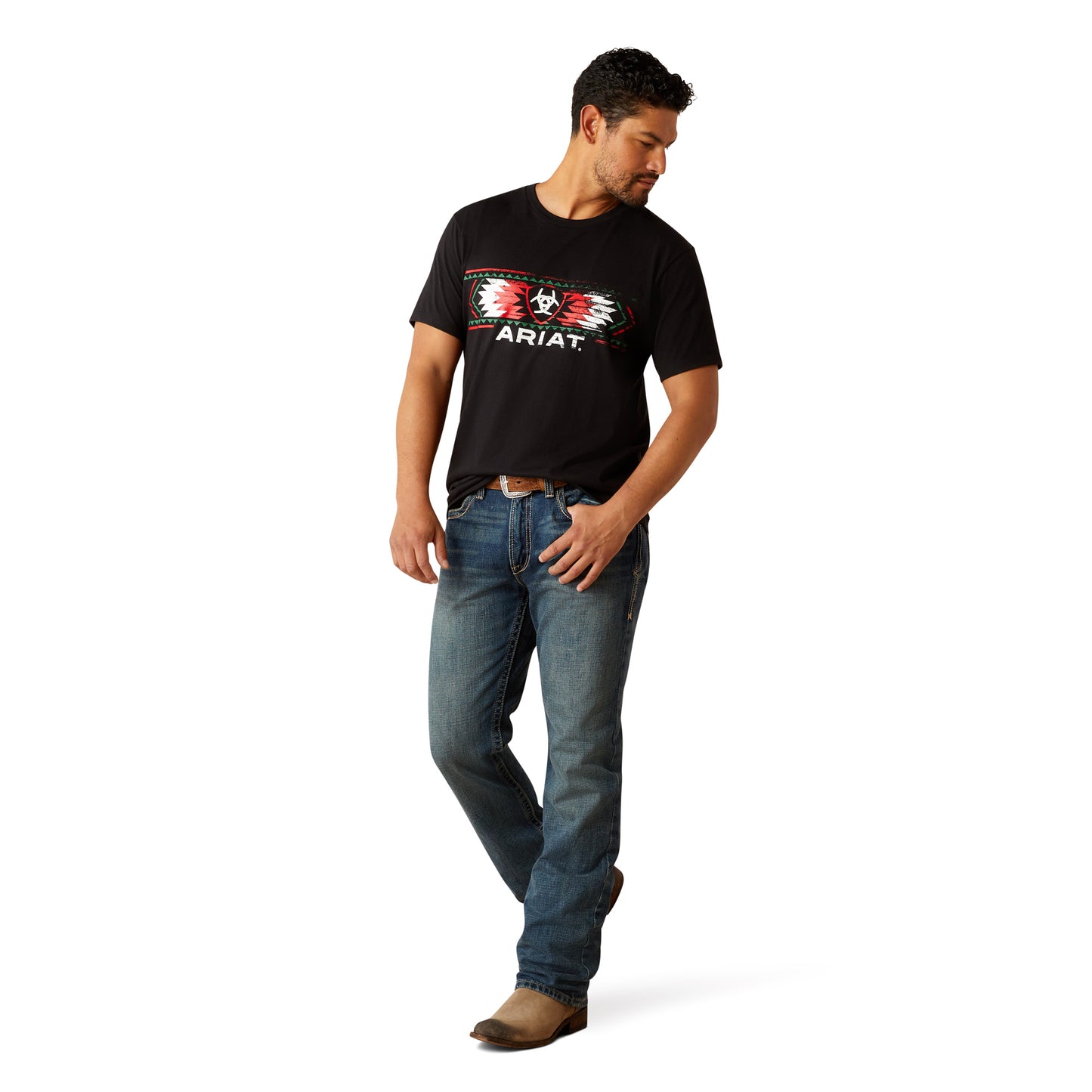 Ariat - Shirt - Mens - Mexicali Tee - Black