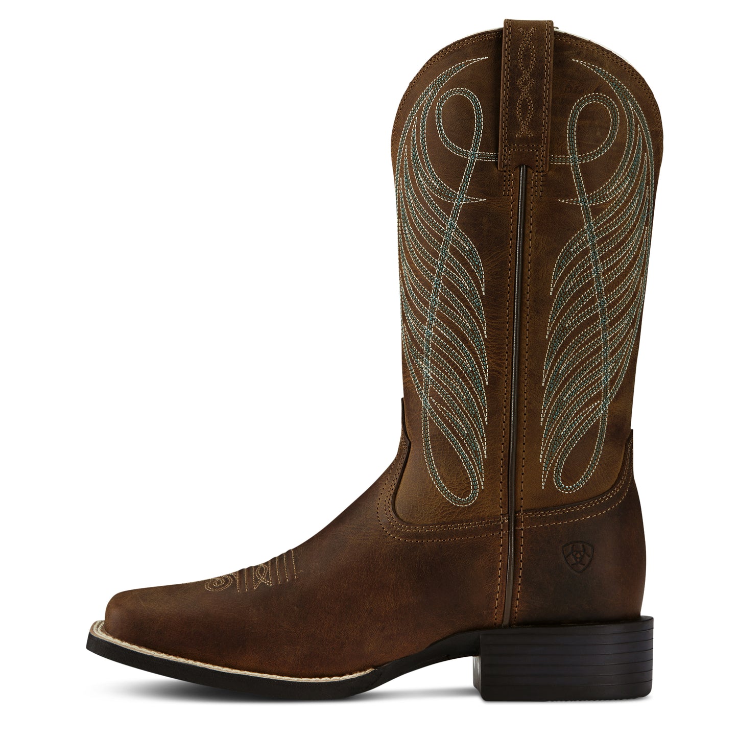 ARIAT - WOMEN'S ROUND UP WIDE SQUARE TOW - POWER BROWN - City N Country