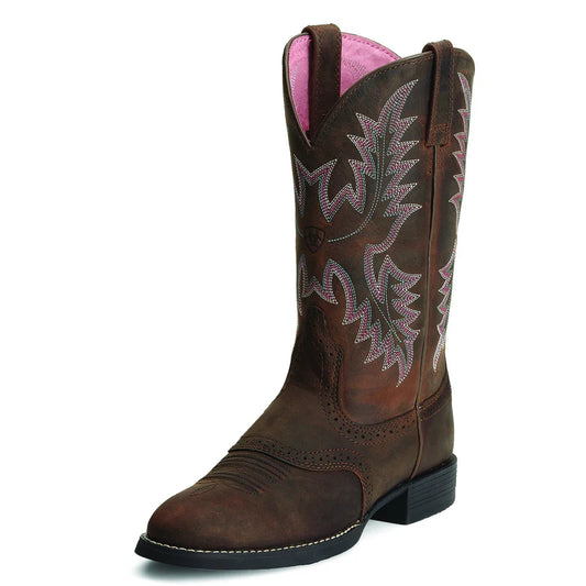 ARIAT - HERITAGE STOCKMAN - DRIFTWOOD BROWN