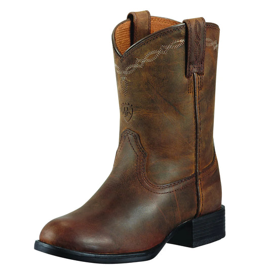 ARIAT - HERITAGE ROPER KIDS - DISTRESSED BROWN