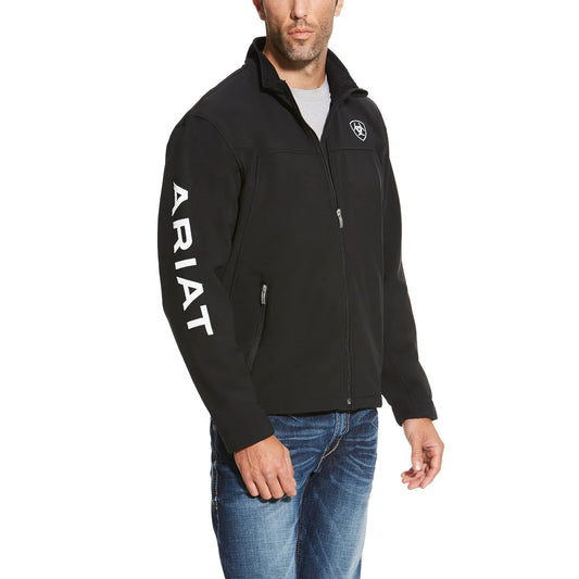 ARIAT - MENS TEAM SOFTSHELL JACKET - BLACK