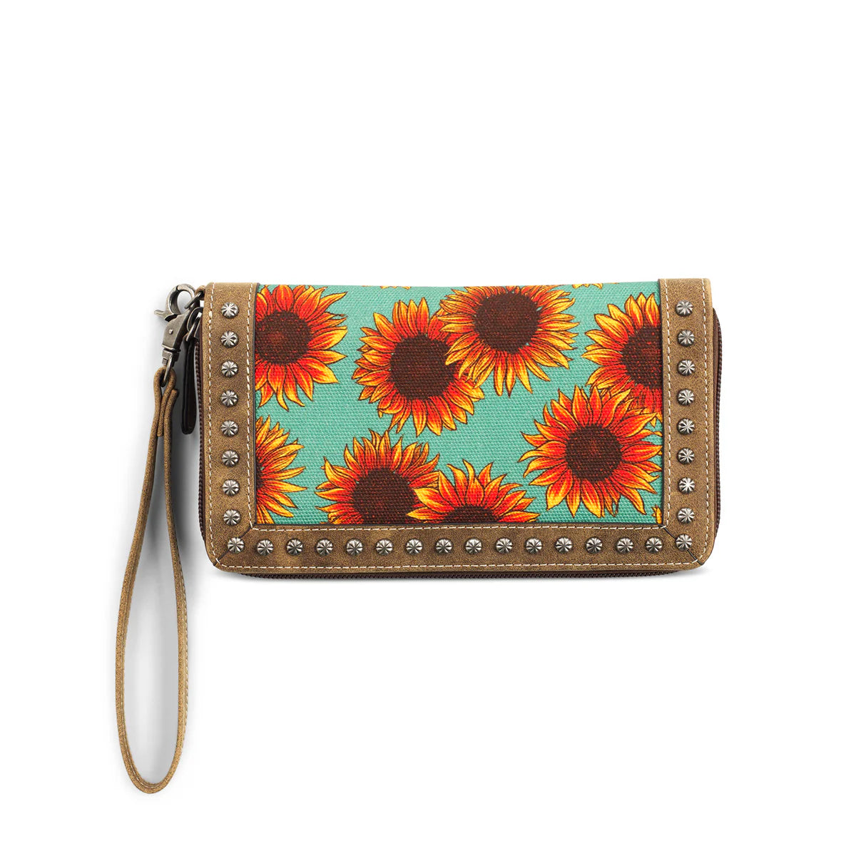 ARIAT - Sunflower Print Clutch Wallet