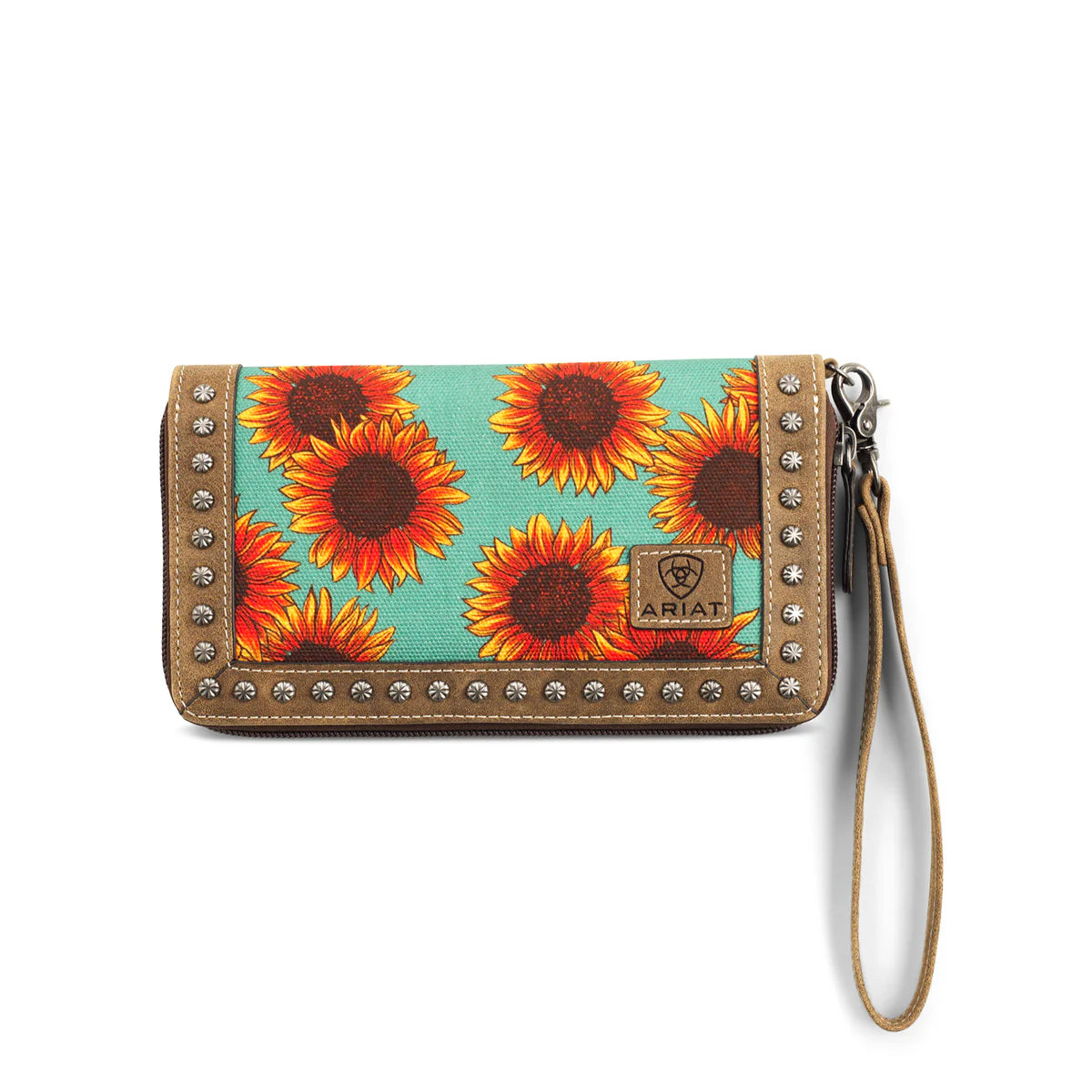 ARIAT - Sunflower Print Clutch Wallet