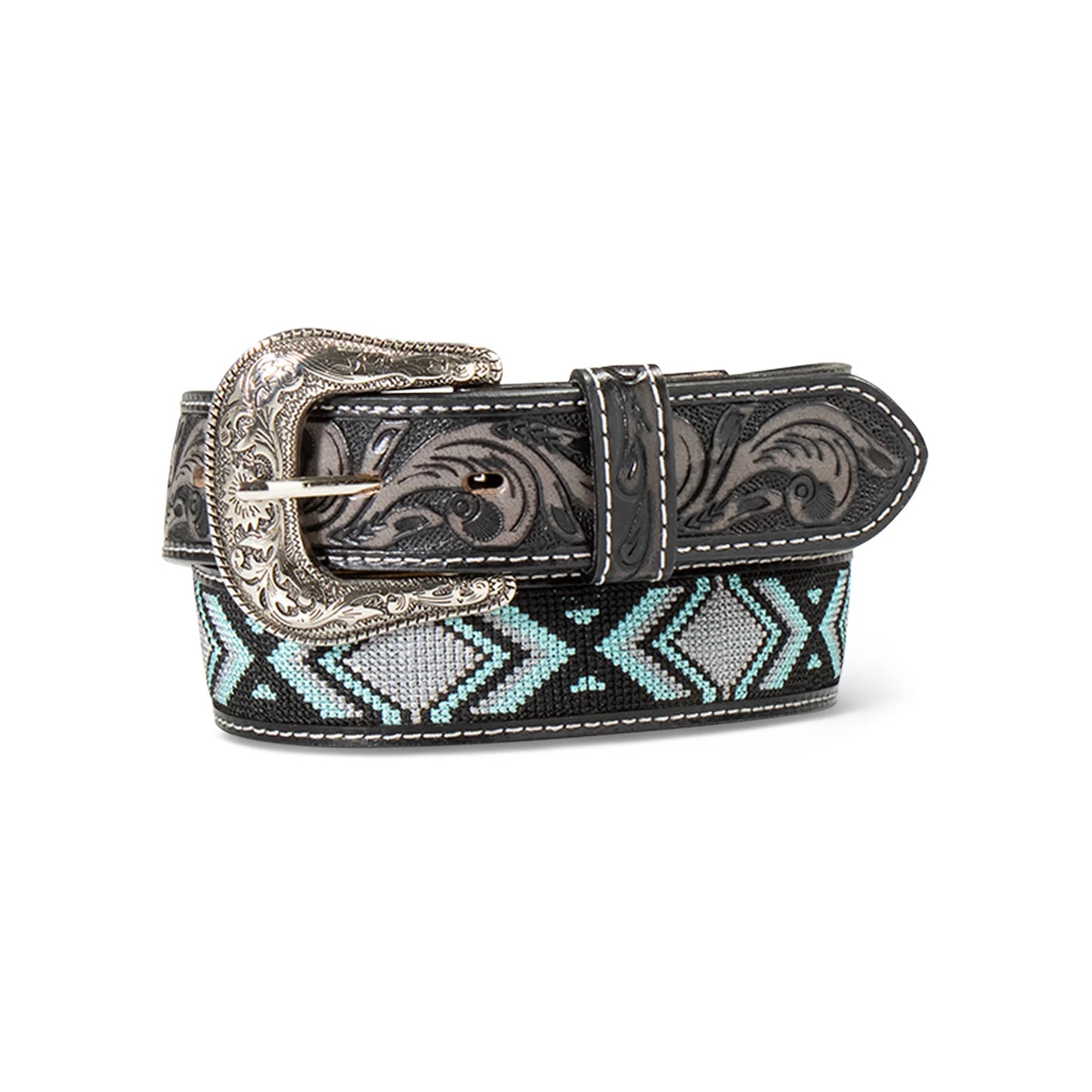 ARIAT - Men's Woven Geo Inlay Belt