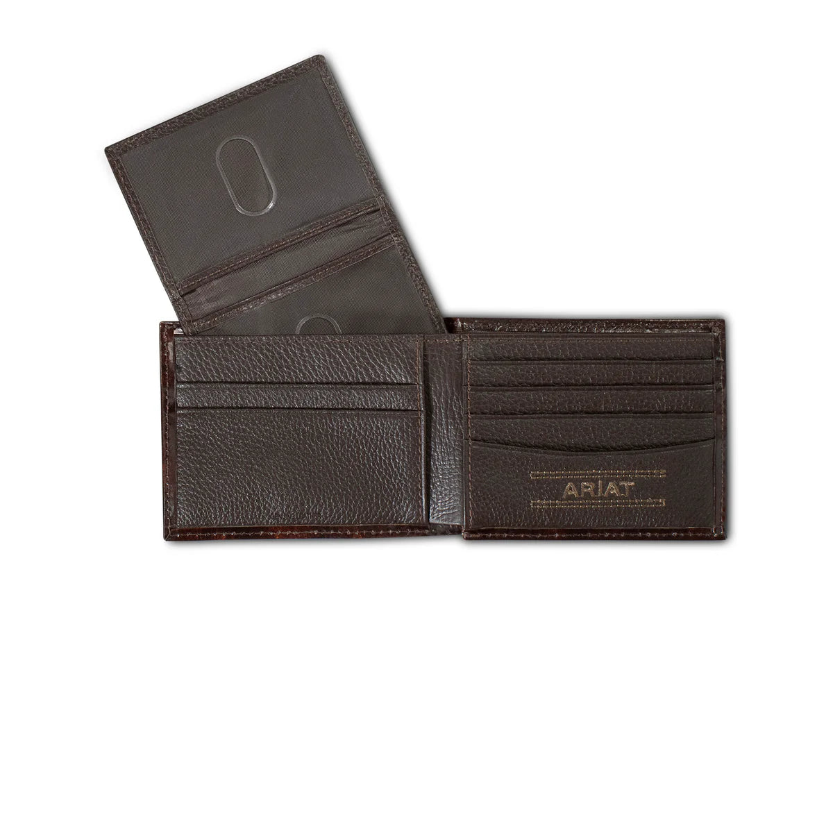 ARIAT - Tooled Feather Bifold Wallet