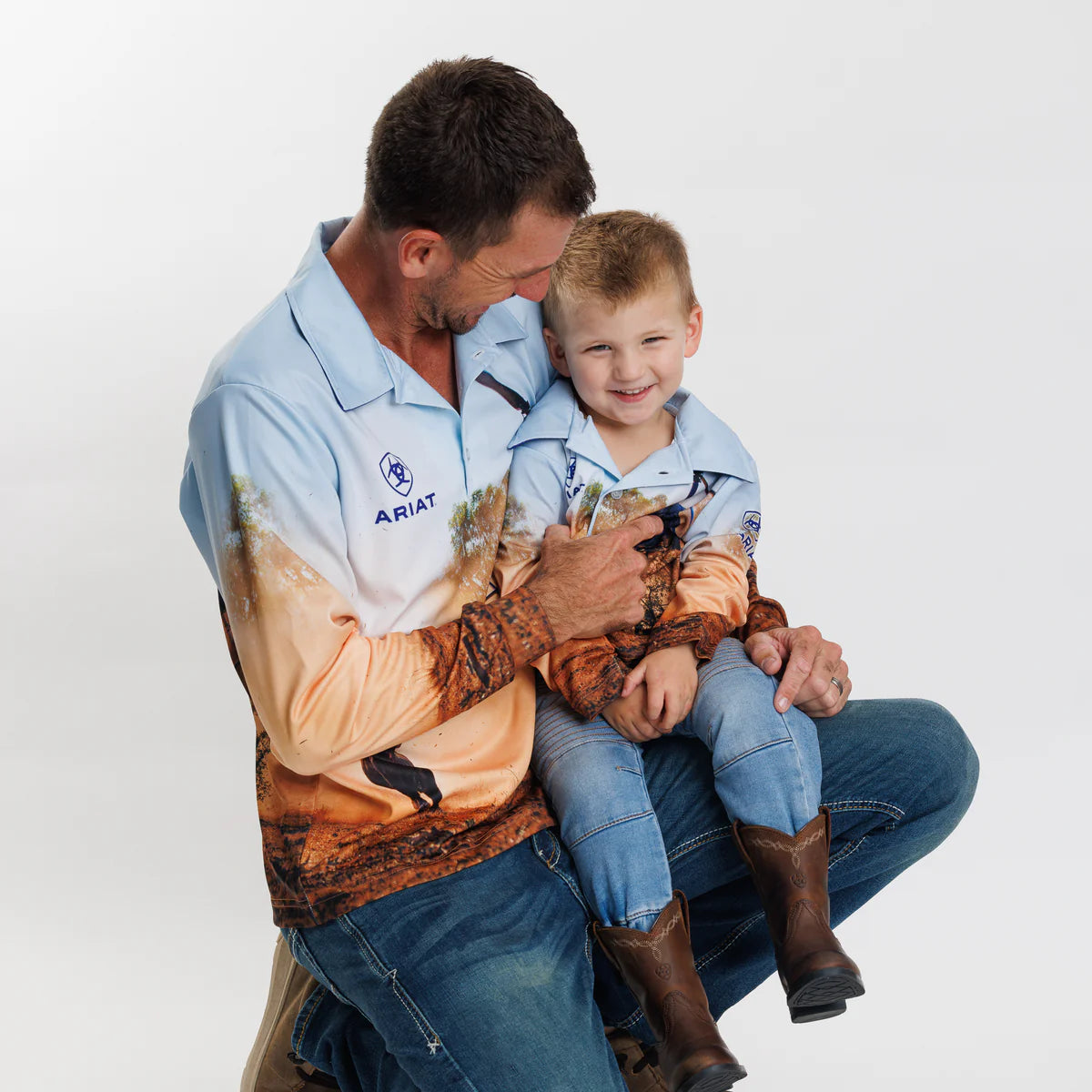 ARIAT - KIDS FISHING SHIRT - HELIMUSTER