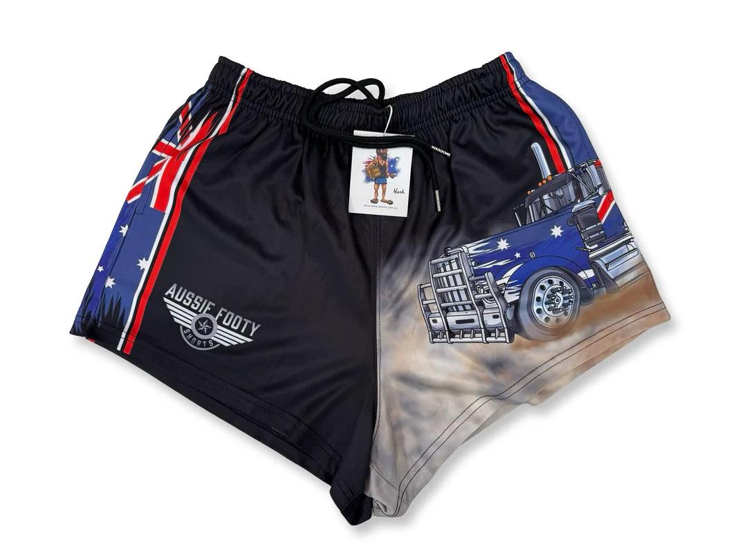 AFS - AUSSIE FLAG TRUCK FOOTY SHORTS - City N Country