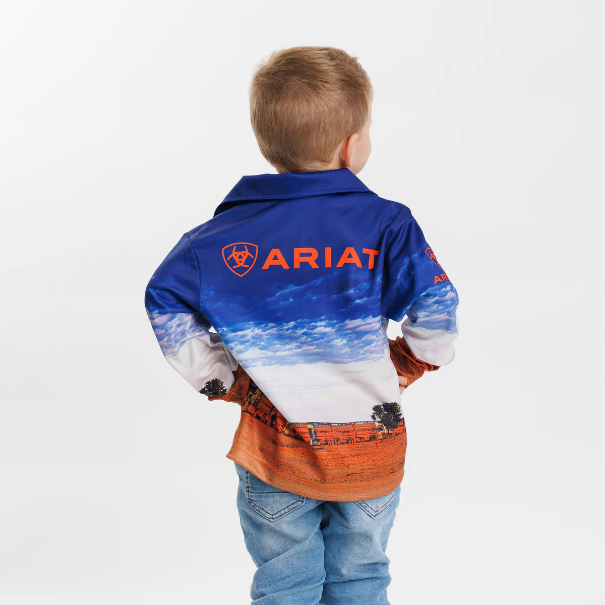 ARIAT - KIDS FISHING SHIRT - ROADTRAIN