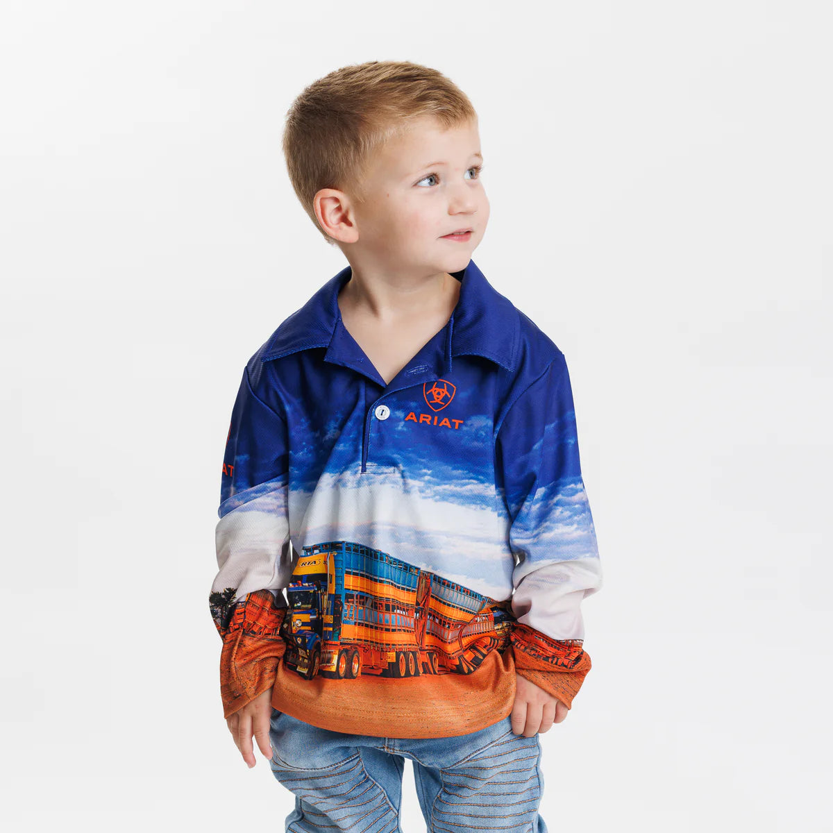 ARIAT - KIDS FISHING SHIRT - ROADTRAIN