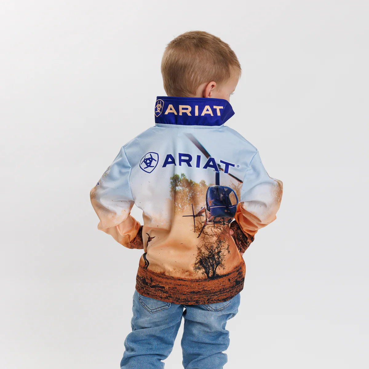 ARIAT - KIDS FISHING SHIRT - HELIMUSTER