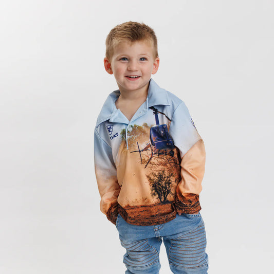 ARIAT - KIDS FISHING SHIRT - HELIMUSTER - City N Country