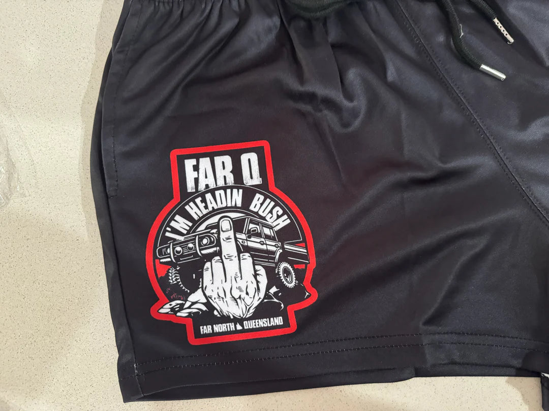 FarQ - Footy Short - Heading Bush