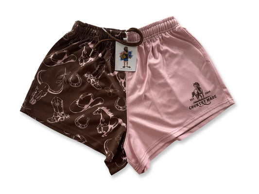 AFS - BROWN HORSE FOOTY SHORTS