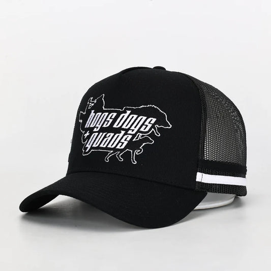 Hogs Dogs And Quads - HDQ - Cap - OG - Black