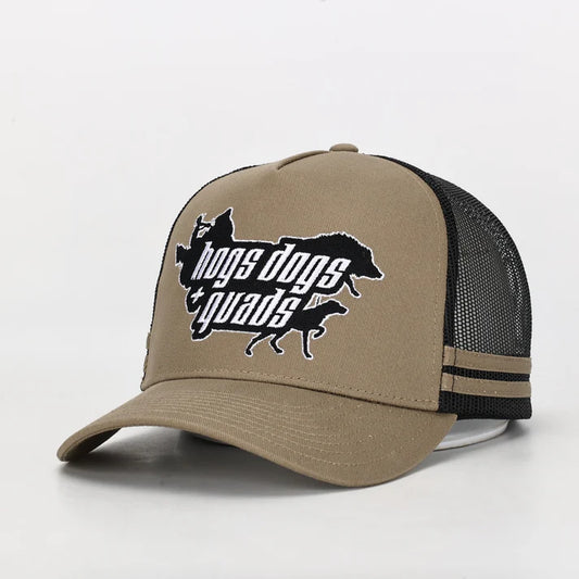 Hogs Dogs And Quads - HDQ - Cap - OG - Sandy