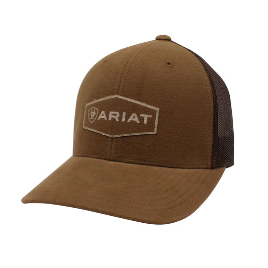 ARIAT - HEX LOGO PATCYH CAP - BROWN - City N Country