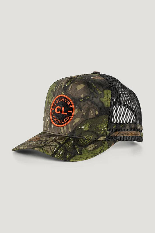 Country Labelled - SIGNATURE HAT - ORANGLE AND CAMO - City N Country