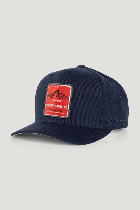 Country Labelled - MOUNTAIN CAP - NAVY/RED - City N Country