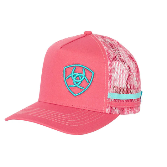 ARIAT - DIGI CAMO TRUCKER CAP - PINK LEMONADE