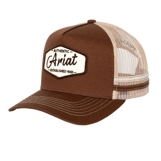 ARIAT - EST PATCH TRUCKER CAP - DACHSHUND BROWN - City and Country