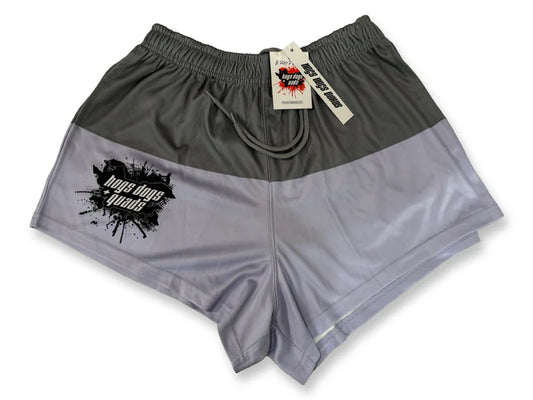 Hogs Dogs And Quads - HDQ - Footy Short - Grey Split