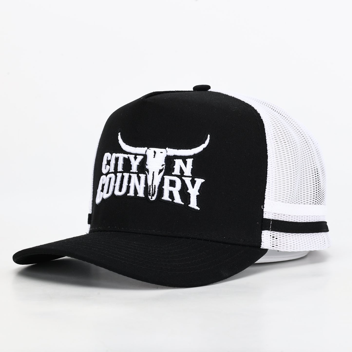 City N Country - CNC - Cap - 3D Classic - Black and White