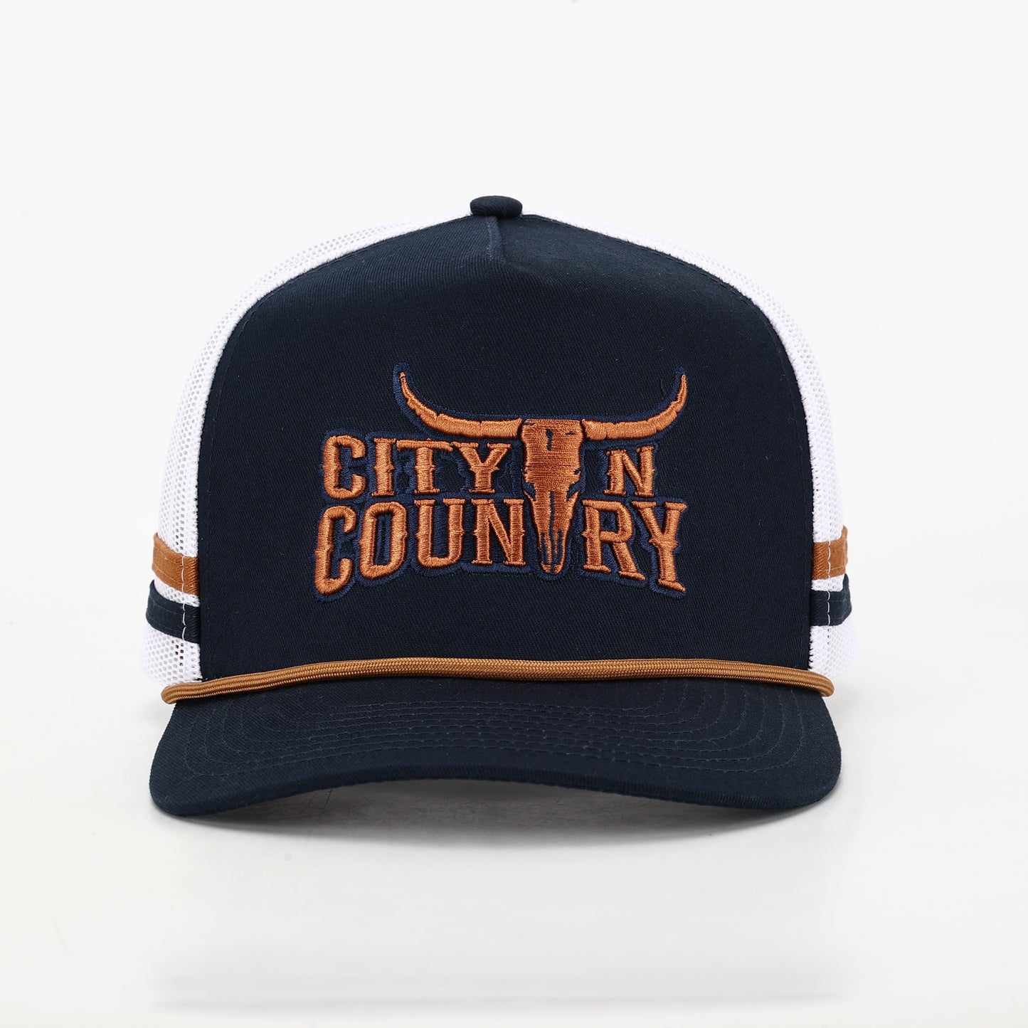 City N Country - CNC - Cap - 3D Classic - Navy, Brown and White