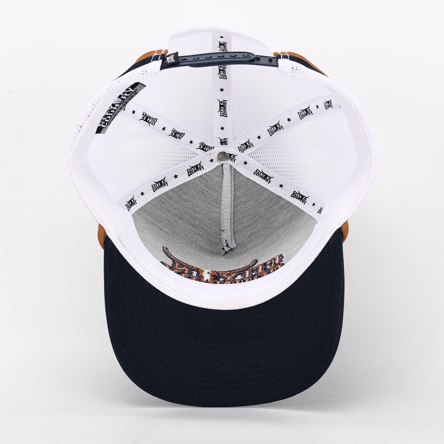 City N Country - CNC - Cap - 3D Classic - Navy, Brown and White