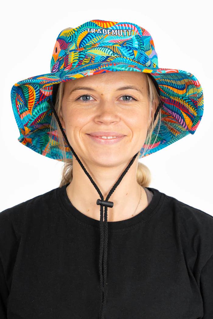 TRADEMUTT - SNAZZY WIDE BRIM HAT - City N Country