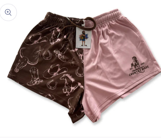 AFS - Brown Horse Footy Short