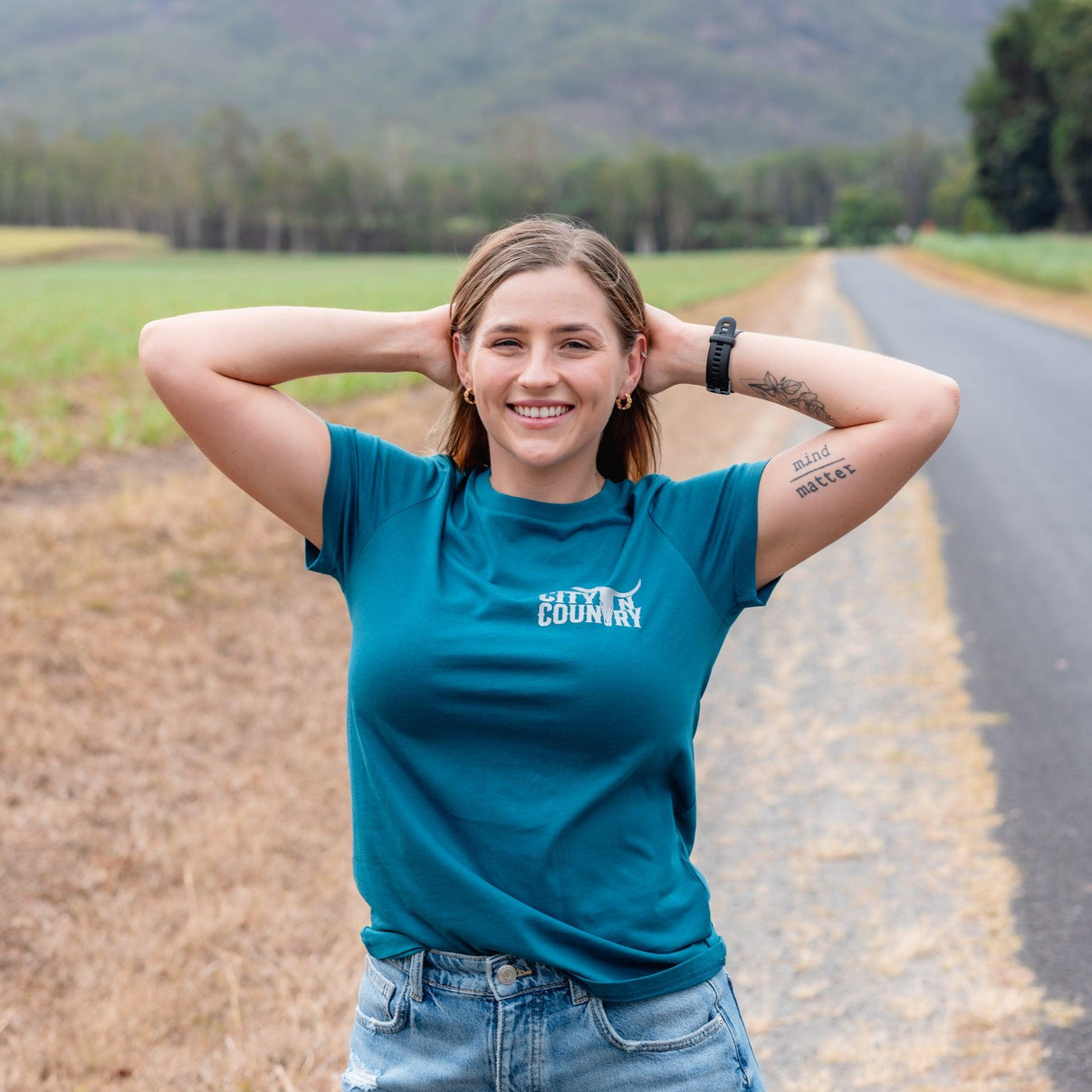 CNC - CITY N COUNTRY - WOMEN'S TEE - ATLANTIC - City N Country